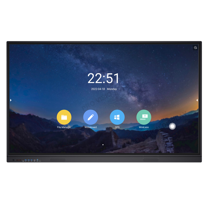 75 Inch Interactive Flat Panel Propono Android 8.0 Anti Glare